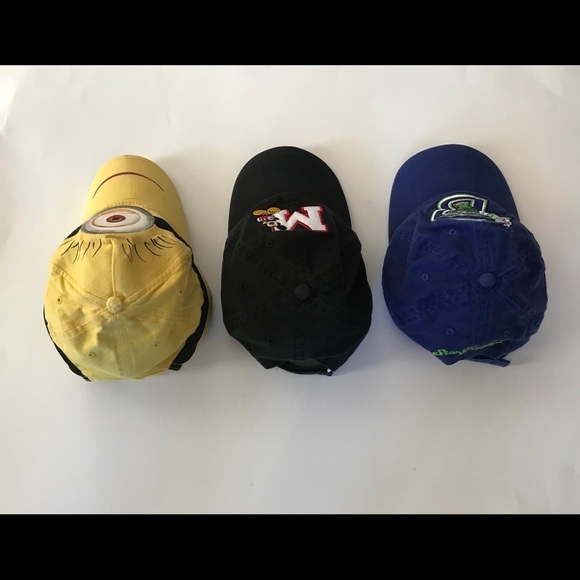 3 CAPS kids caps MICKEY BUZZ MINIONS - Picture 2 of 8